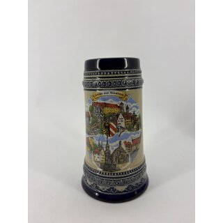 Gutsherrenkrug Nürnberg blau 15,5cm