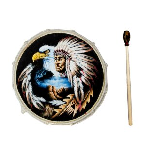 50cm Grosse Schamanentrommel Adler Djembe Indianer Rahmentrommel Bodhran Drum
