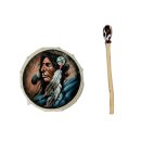 30cm Grosse Schamanentrommel Indianer Gemalt...