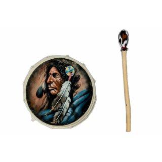 40cm Grosse Schamanentrommel Indianer Trommel Djembe Rahmentrommel Bodhran Drum