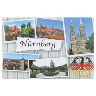 Nürnberg Postkarten Foto Magnet Fotomagnet Germany Deutschland Souvenir PKM7