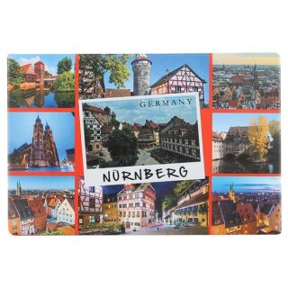 Nürnberg Postkarten Kühlschrank Magnet Fotomagnet Franken Deutschland Germany