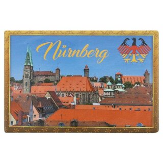 Nürnberg Postkarte Magnet Fotomagnet Foto Magnet Adler Brd Burg Deutschland