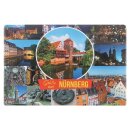 Nürnberg -  Postkarte Magnet Pegnitz Denkmal...