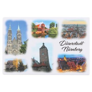 Nürnberg Postkarten Magnet Dürerstadt Franken Germany Deutschland BRD Dürer