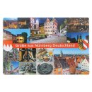 Nürnberg Postkarten Fotomagnet Foto Magnet Franken...