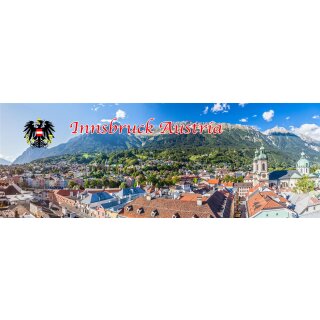 Großes ca. 130cm x 55cm Foto Magnet Innsbruck