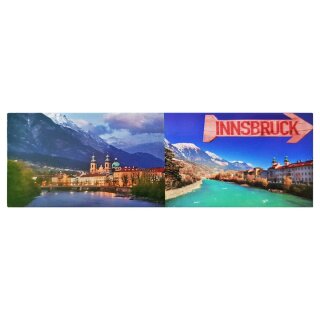 Großes ca. 125cm x 4cm Foto Magnet Innsbruck M1