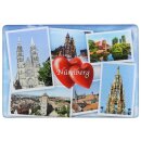 Nürnberg Deluxe Epoxy Postkarten Design Love Nuernberg Germany Deutschland Herz