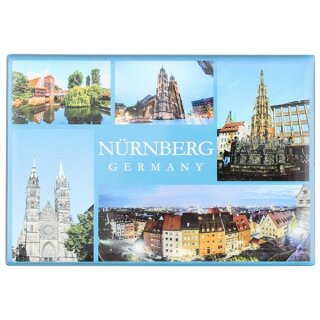 Nürnberg Deluxe Postkarten Fotomagnet Foto Magnet Altstadt Deutschland Franken