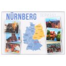 Nürnberg Landkarte Karte Bayern Franken Deutschland...