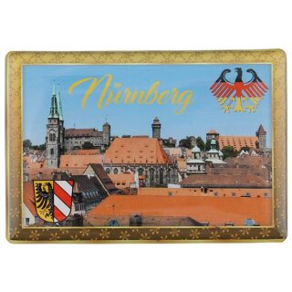Nürnberg Deluxe Postkarten Foto Magnet Deutschland Germany Franken Fotomagnet