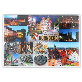 Nürnberg Deluxe Epoxy Postkarten Fotomagnet Foto Magnet Dürer Burg Altstadt