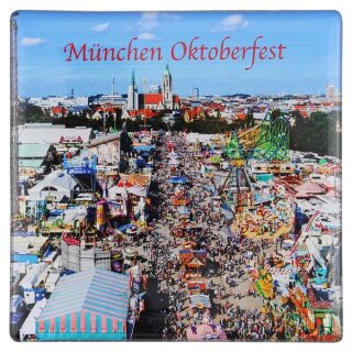 Großes Epoxy Premium München Oktoberfest Foto Magnet Fotomagnet Deutschland