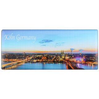 Langes Epoxy  Fotomagnet Foto Magnete Köln Cologne am Rhein Germany Deutschland