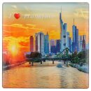 Großes Epoxy Foto Magnet Deluxe I Love Frankfurt am...