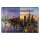 Epoxy Foto Magnet Deluxe Frankfurt am Main Fotomagnet Skyline bei Nacht 2 in 1