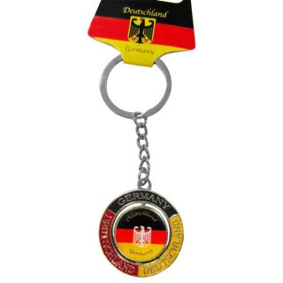 Schlüsselanhänger Germany Deutschland Drehend