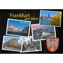Epoxy Foto Magnet Deluxe Frankfurt am Main Postkarten...