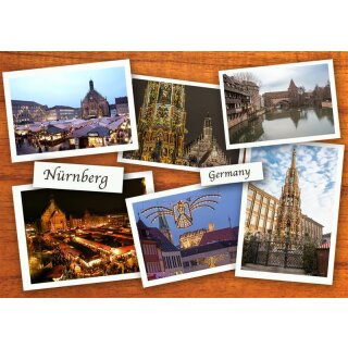 Nürnberg A 6 Postkarte PK3