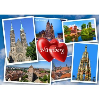 Nürnberg A 6 Postkarte PK6