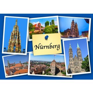 Nürnberg A 6 Postkarte PK13
