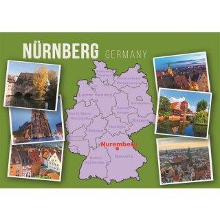 Nürnberg A 6 Postkarte PK22