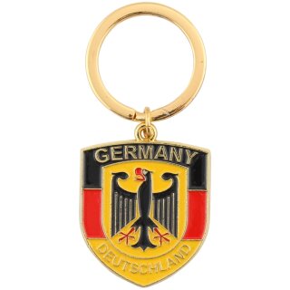 Schlüsselanhänger mit Deutschland Flagge Brd Germany Souvenir Touristen Geschenk