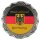 Magnet Teller in Box Metall Deutschland Flagge Fahne Germany BRD Souvenir