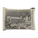 Premium Metall Magnet Nürnberg Burg Kaiserburg...