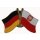 Deutschland / Polen mit Wappen Freundschaftspin