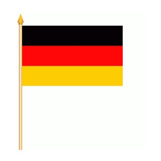Deutschland Stockflagge 30x45 cm