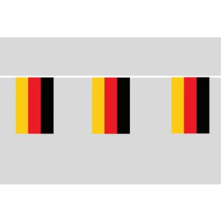 Deutschland Flaggenkette 6 Meter / 8 Flaggen