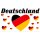 Deutschland 13 Herz Flagge 90x150 cm