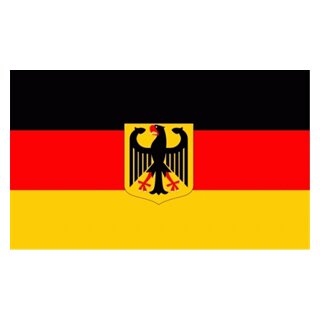 Deutschland mit Adler Flagge 90x150 cm Sonderangebot