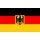 Deutschland mit Adler Hohlsaum Flagge 90x150 cm