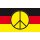 Deutschland mit Peace Flagge 90x150 cm
