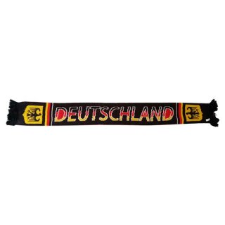 Deutschland Schrift schwarz rot gold Schal