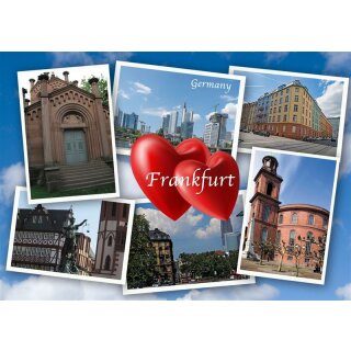 Frankfurt A 6 Postkarte PKKF6