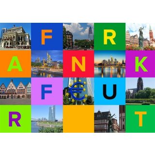 Frankfurt A 6 Postkarte PKKF9