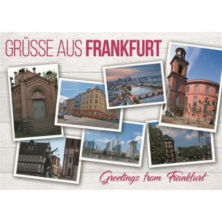 Frankfurt A 6 Postkarte PKKF46