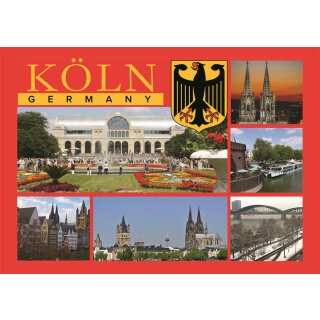Köln A 6 Postkarte PKK25