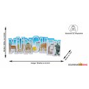 3D Magnet Schriftzug | Kühlschrank-Magnet | München Souvenir | Handarbeit Deko