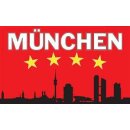Bayern- München Silhoutte Flagge 90x150 cm