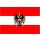 Österreich mit Wappen Flagge 60x90 cm