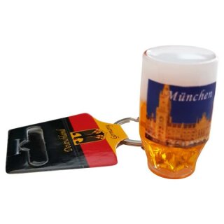 Schlüsselanhänger Bierkrug Massbier Bier München M4