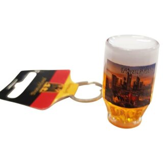 Schlüsselanhänger Bierkrug Massbier Bier Frankfurt F3
