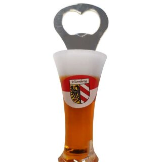 Flaschenöffner Weizen Bierkrug Massbier Bier Nürnberg N4