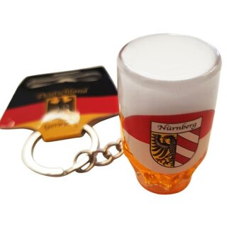 Schlüsselanhänger Bierkrug Massbier Bier Nürnberg N4