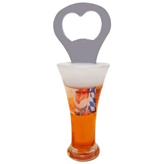 Flaschenöffner Weizen Bierkrug Massbier Bier I Love Bayern B3
